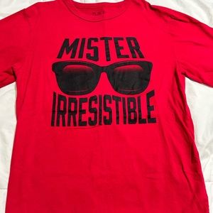 Boys “Mr Irresistible” tshirt. Size large.